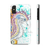 Magenta Seahorse Splash Ink Case Mate Tough Phone Cases Iphone X