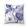 Magnolia Blue Dream Art Square Pillow 14X14 Home Decor