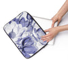 Magnolia Blue Vintage Chic Art Laptop Sleeve