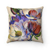 Magnolia Colorful Flowers Art Square Pillow 14X14 Home Decor