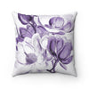 Magnolia Purple Dream Art Square Pillow Home Decor