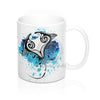 Manta Ray Tribal Watercolor Ink Art Mug 11Oz
