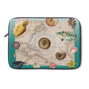 Marine Treasures Aquamarine Laptop Sleeve 13