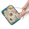 Marine Treasures Aquamarine Laptop Sleeve