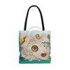 Marine Treasures Aquamarine Tote Bag Bags