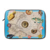 Marine Treasures Blue Laptop Sleeve 13