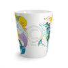 Mermaid And Seahorse Watercolor Art White Latte Mug Mug