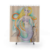 Mermaid Seahorse Fantasy Shower Curtain 71 × 74 Home Decor