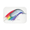 Narwhal Whale Tribal Ink Art Bath Mat 24 × 17 Home Decor