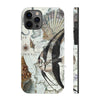 Nautical Marine Vintage Map Seahorse Triton Art Case Mate Tough Phone Cases Iphone 12 Pro Max