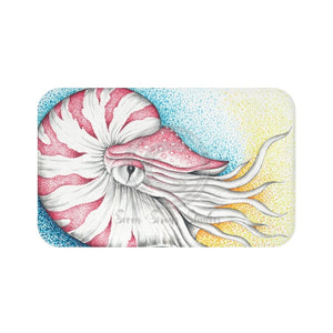 Nautilus Octopus Ink Bath Mat 34 × 21 Home Decor