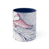 Nautilus Purple Red Vintage Map Art Accent Coffee Mug 11Oz
