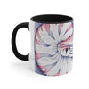 Nautilus Purple Red Vintage Map Art Accent Coffee Mug 11Oz