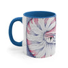 Nautilus Purple Red Vintage Map Art Accent Coffee Mug 11Oz