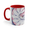 Nautilus Purple Red Vintage Map Art Accent Coffee Mug 11Oz