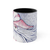 Nautilus Purple Red Vintage Map Art Accent Coffee Mug 11Oz Black /