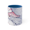Nautilus Purple Red Vintage Map Art Accent Coffee Mug 11Oz Blue /