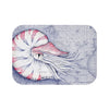 Nautilus Purple Red Vintage Map Art Bath Mat 24 × 17 Home Decor