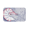 Nautilus Purple Red Vintage Map Art Bath Mat 34 × 21 Home Decor