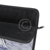 Nautilus Purple Red Vintage Map Art Laptop Sleeve