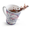 Nautilus Purple Red Vintage Map Art Latte Mug Mug