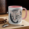Ocelot Ink Art Accent Coffee Mug 11Oz