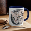 Ocelot Ink Art Accent Coffee Mug 11Oz