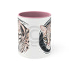 Ocelot Ink Art Accent Coffee Mug 11Oz Pink /