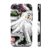 Octopus Black Pink Roses Ink Case Mate Tough Phone Cases Iphone 7 8