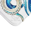 Octopus Blue Comic Tentacles Art Bath Mat Home Decor