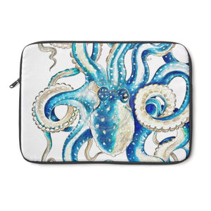 Octopus Blue Comic Tentacles Art Laptop Sleeve 13