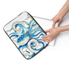 Octopus Blue Comic Tentacles Art Laptop Sleeve