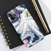 Octopus Blue Pink Roses Ink Case Mate Tough Phone Cases