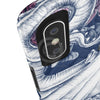 Octopus Blue Pink Roses Ink Case Mate Tough Phone Cases