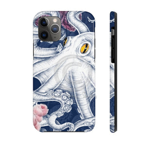 Octopus Blue Pink Roses Ink Case Mate Tough Phone Cases Iphone 11 Pro