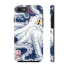 Octopus Blue Pink Roses Ink Case Mate Tough Phone Cases Iphone 7 8