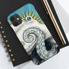 Octopus Blue Tentacle Ink Case Mate Tough Phone Cases
