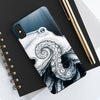 Octopus Blue Tentacle Moon Rays Case Mate Tough Phone Cases