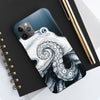 Octopus Blue Tentacle Moon Rays Case Mate Tough Phone Cases