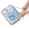 Octopus Blue Vintage Map Laptop Sleeve