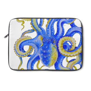 Octopus Blue Yellow Art Laptop Sleeve 13