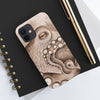 Octopus Brown Sepia Case Mate Tough Phone Cases