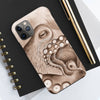 Octopus Brown Sepia Case Mate Tough Phone Cases