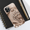 Octopus Brown Sepia Case Mate Tough Phone Cases