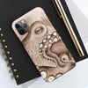 Octopus Brown Sepia Case Mate Tough Phone Cases