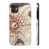 Octopus Brown Taupe Vintage Map Ink Art Case Mate Tough Phone Cases Iphone 11
