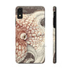 Octopus Brown Taupe Vintage Map Ink Art Case Mate Tough Phone Cases Iphone Xr