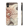 Octopus Brown Taupe Vintage Map Ink Art Case Mate Tough Phone Cases Iphone Xs Max