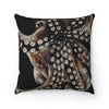 Octopus Comic Style Colored Pencil Art Square Pillow Home Decor