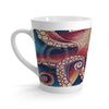 Octopus Coral Reef Colors Watercolor Art Latte Mug 12Oz Mug